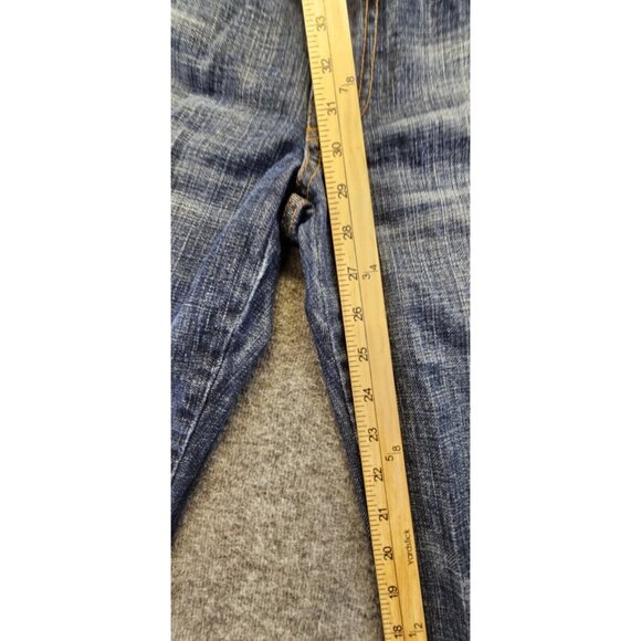 7 For All Mankind Jeans Womens 28 Blue A Pocket Relaxed Bootcut Denim - Picture 8 of 13